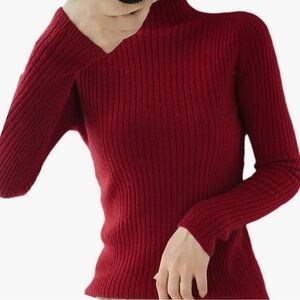 J. JILL Classic Ribbed Turtleneck Sweater NWOT